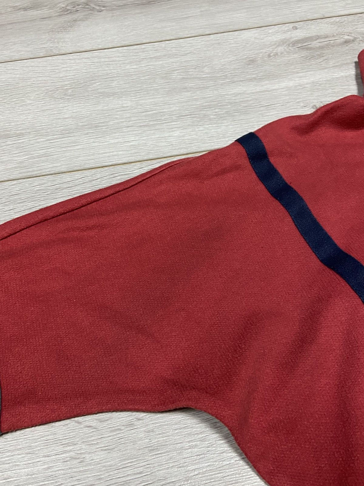 Adidas Adidas West Germany cropped stripe buttons turtle sweatshirt Size US M / EU 48-50 / 2 - 10 Thumbnail