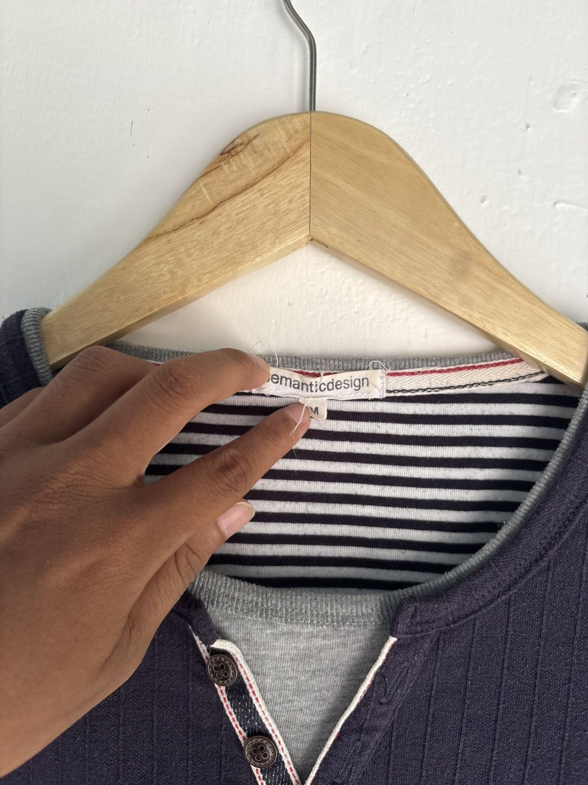 semanticdesign semanticdesign triple layer button up short shirt Size US M / EU 48-50 / 2 - 7 Thumbnail