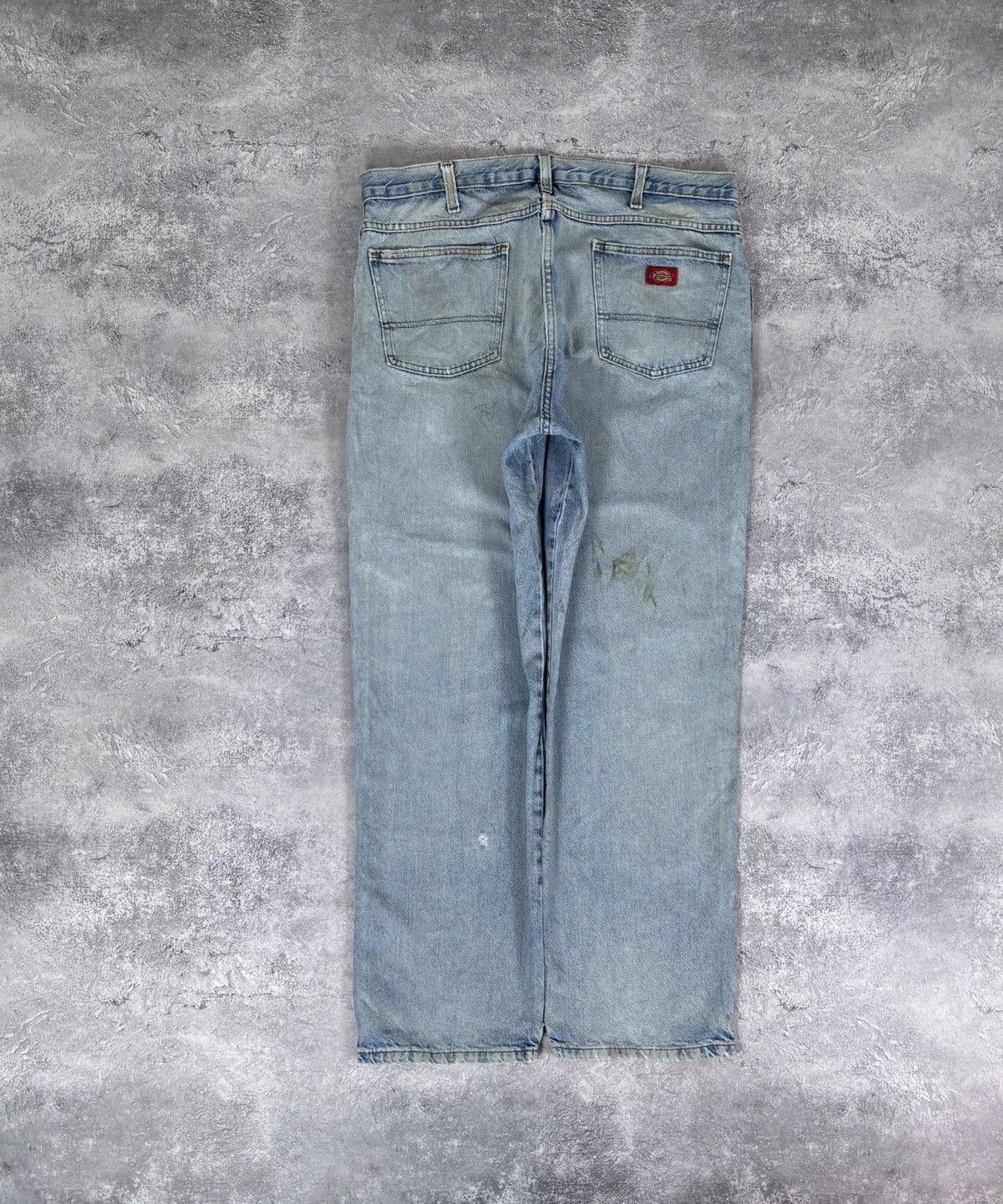 Dickies Dickies Men’s Denim Jeans Faded Light Blue Distressed Size US 38 / EU 54 - 1 Thumbnail