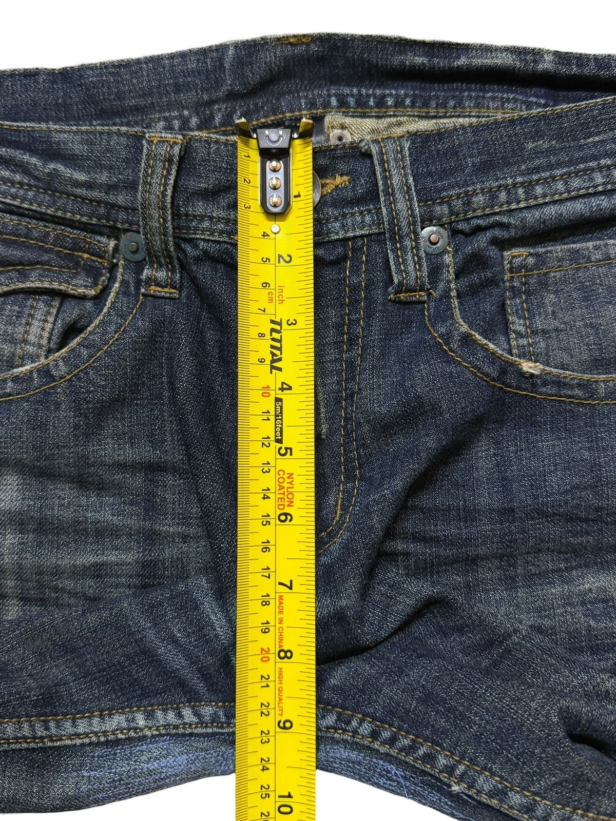 Kapital Vintage Japanese Brand Faded Wash Distress Wide Leg Flare Size US 34 / EU 50 - 11 Thumbnail