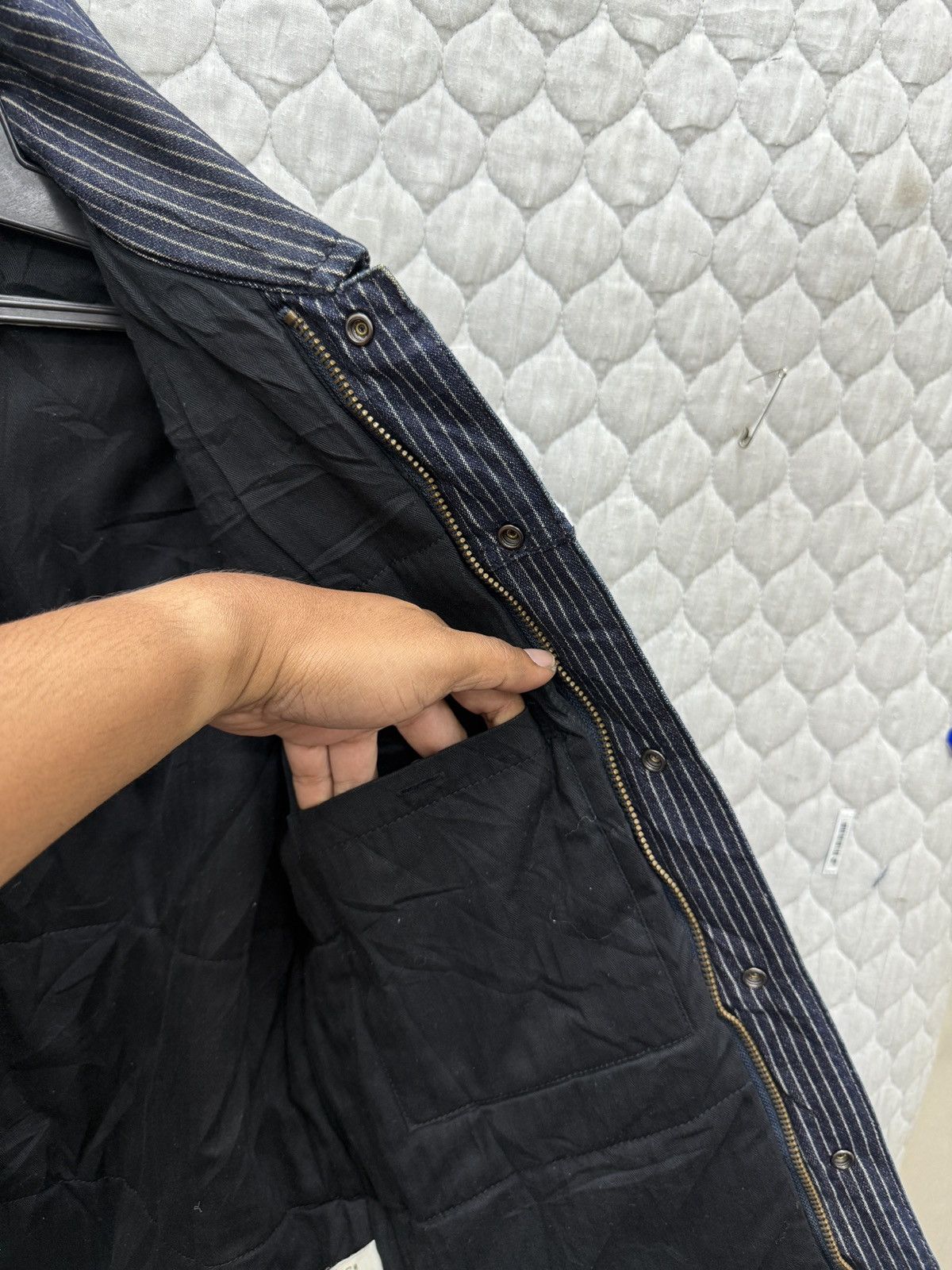 Levi's 🔥🔥🔥ARCHIVE LEVIS WABASH DENIM LEATHER JACKET Size US M / EU 48-50 / 2 - 11 Thumbnail