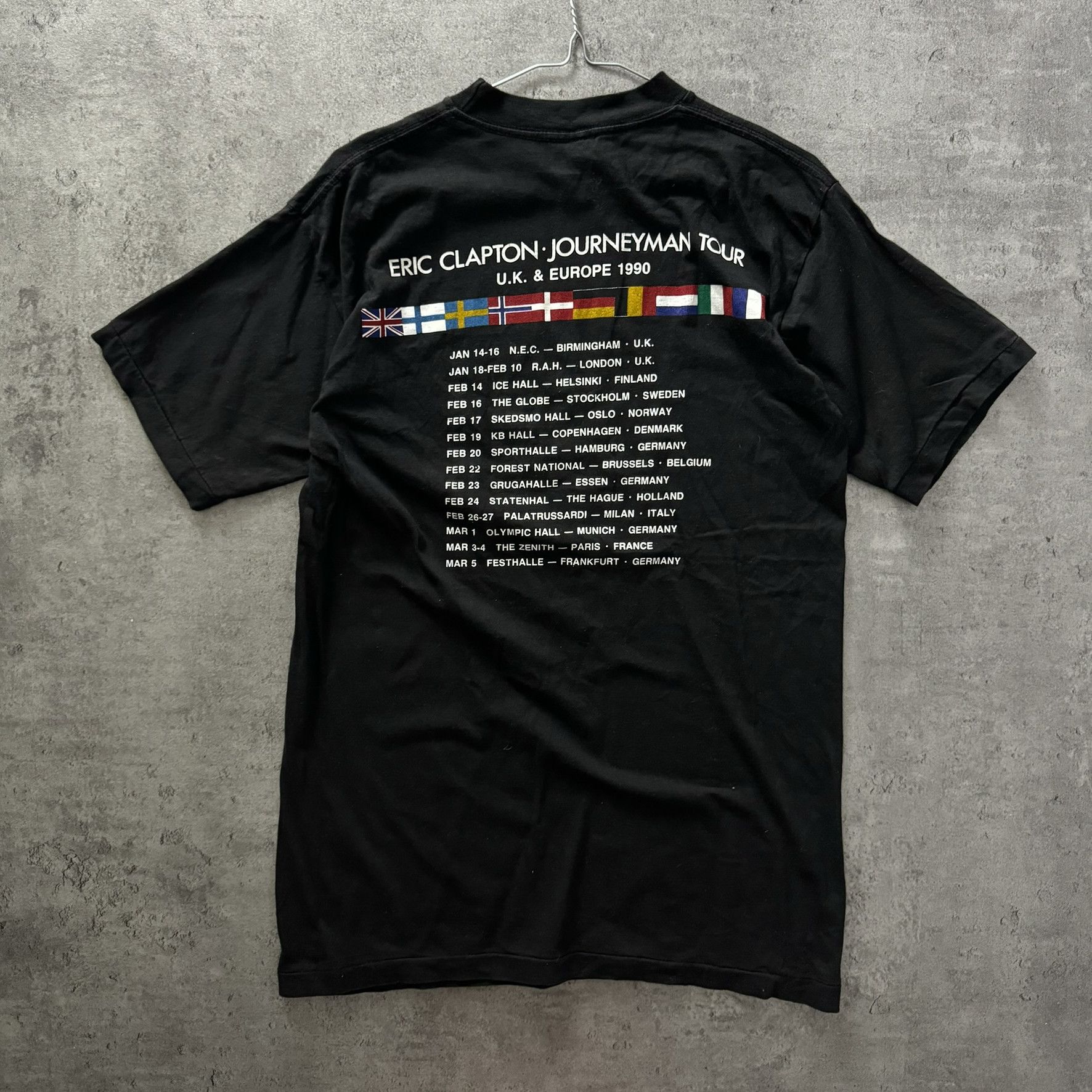 Band Tees × Vintage Vintage 1990 Eric Clapton Journeyman European tour t-shirt Size US M / EU 48-50 / 2 - 5 Thumbnail