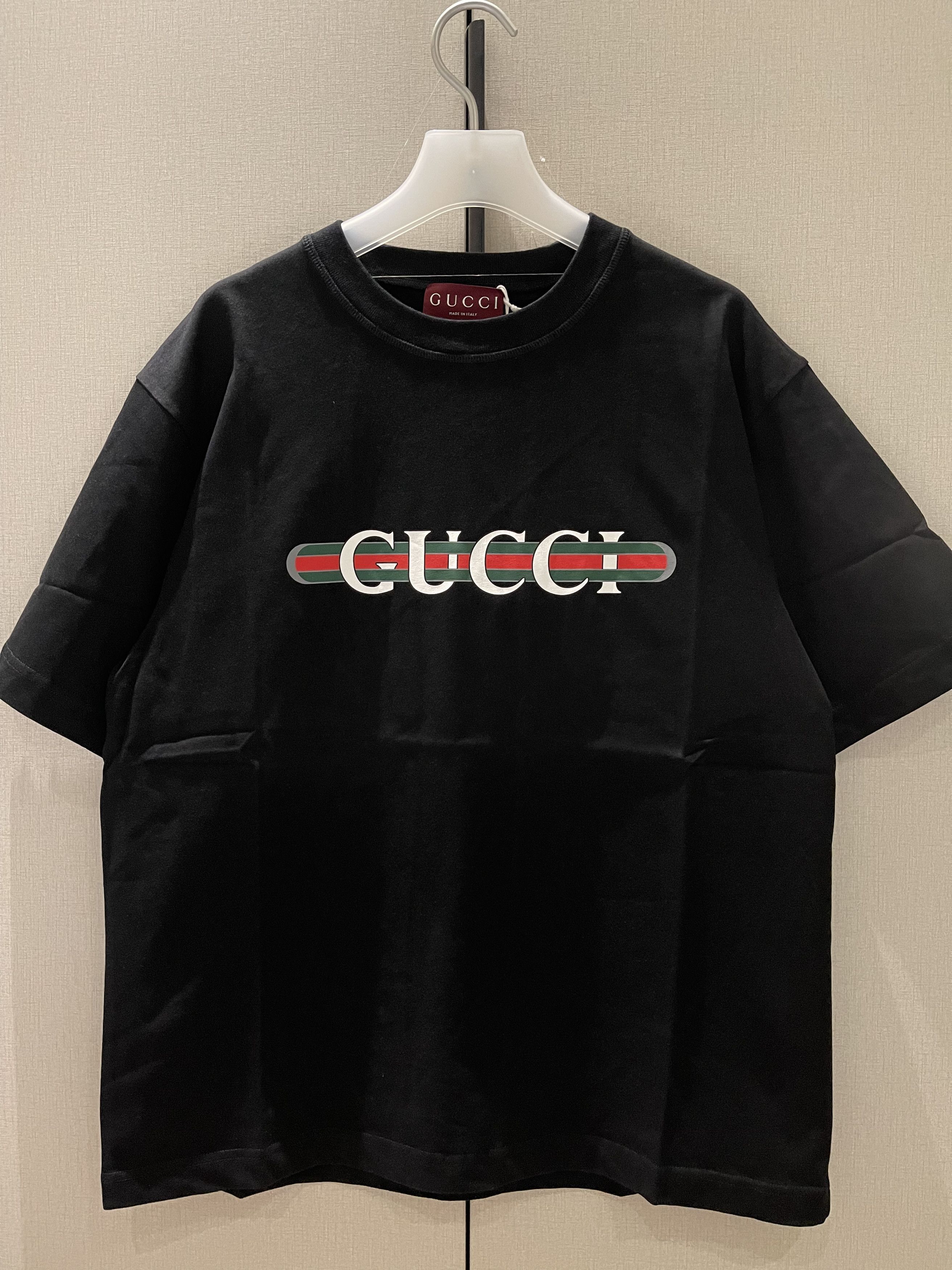 Gucci Gucci Printed Cotton Jersey T Shirt Size US S / EU 44-46 / 1 - 1 Thumbnail