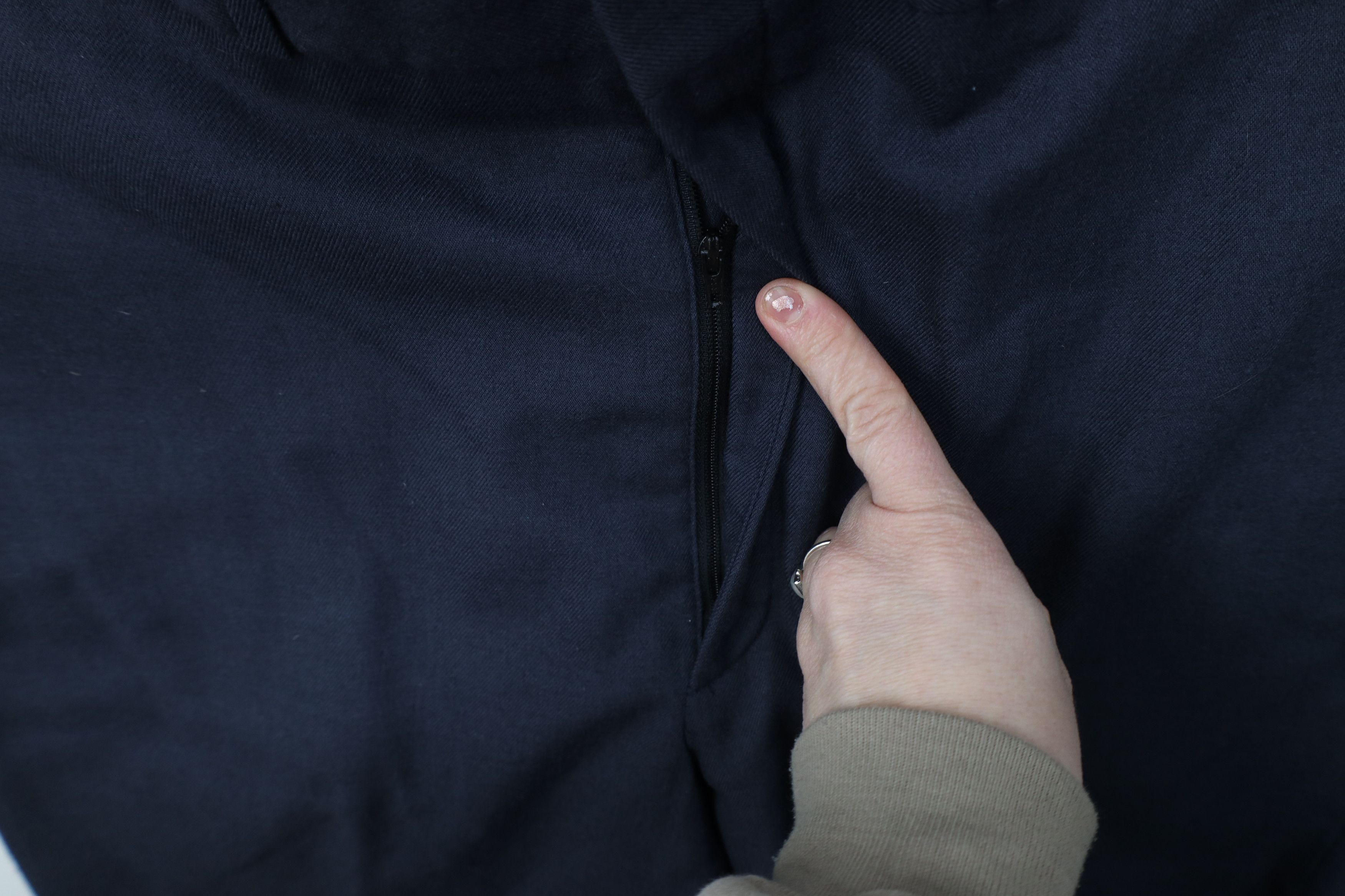 Vintage Vintage 70s Streetwear Flannel Knit Wide Leg Chino Pants USA Size US 38 / EU 54 - 5 Thumbnail