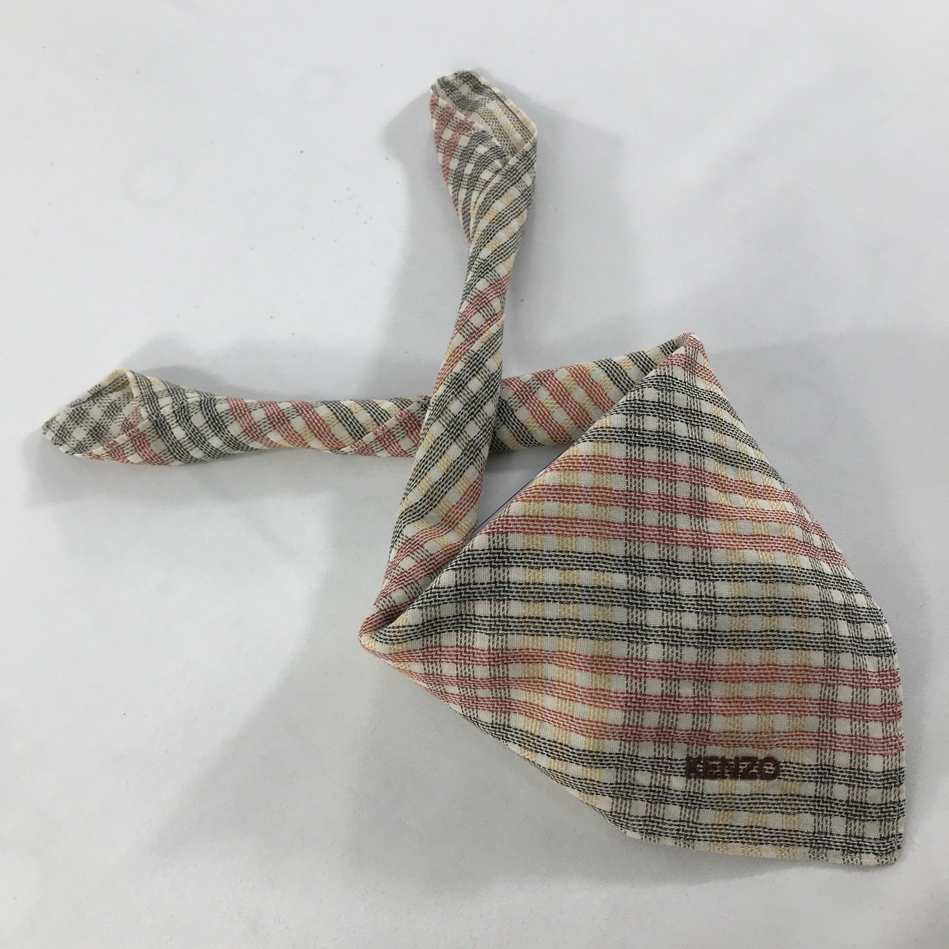 Kenzo × Vintage Kenzo Bandana / Handkerchief / Neckerchief - S1718 Size ONE SIZE - 4 Thumbnail