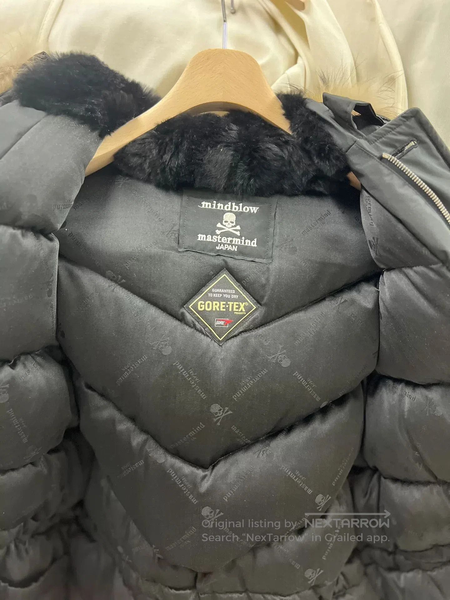 Mastermind Japan MASTERMIND JAPAN Down Jacket with Fur Collar. Size US L / EU 52-54 / 3 - 7 Thumbnail