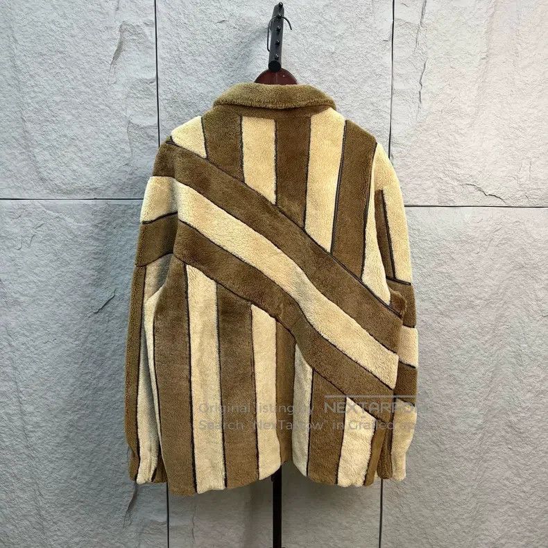 Fendi Fendi Contrast Mélange Fendi Print Fur Leather Jacket Size US M / EU 48-50 / 2 - 2 Thumbnail