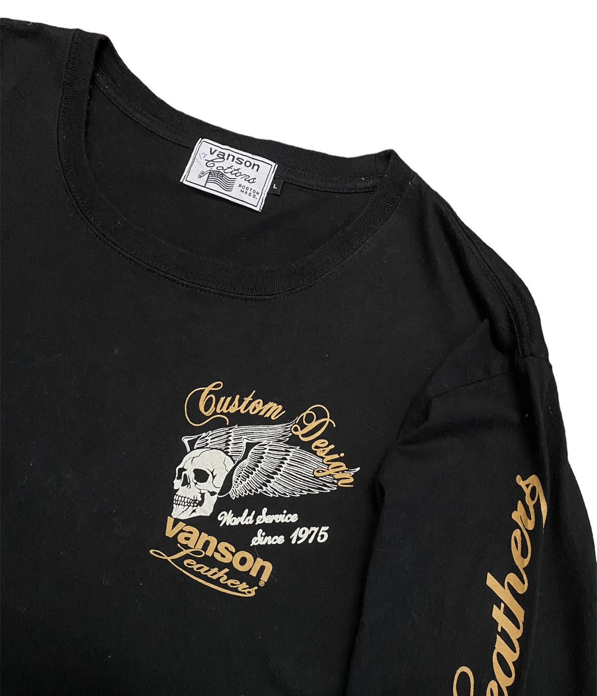 Vanson Leathers Vanson Leathers Long Sleeve T-shirt Size US M / EU 48-50 / 2 - 4 Thumbnail