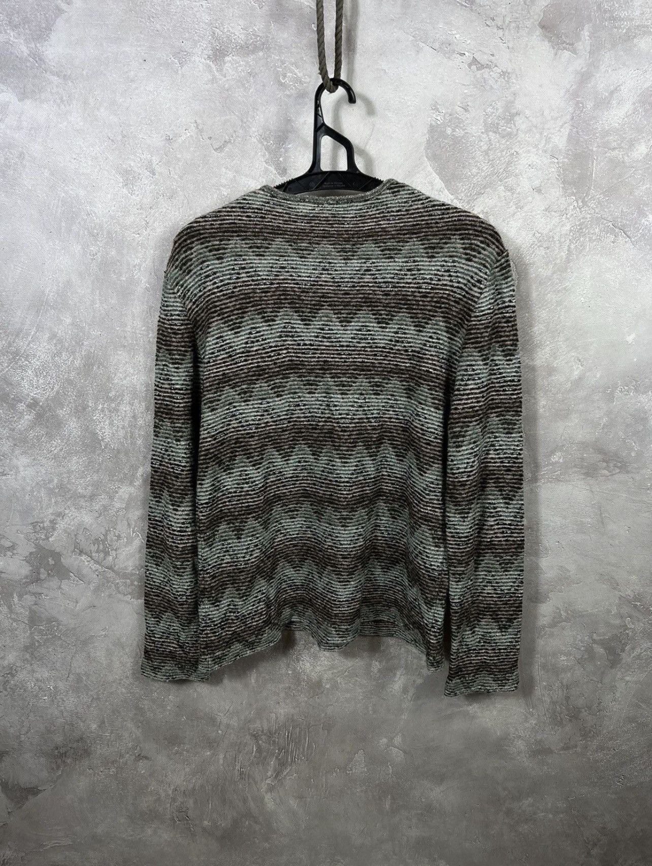 Japanese Brand × Missoni × Vintage Vintage Missoni Sport Pattern Y2k Sweater Size M / US 6-8 / IT 42-44 - 5 Thumbnail