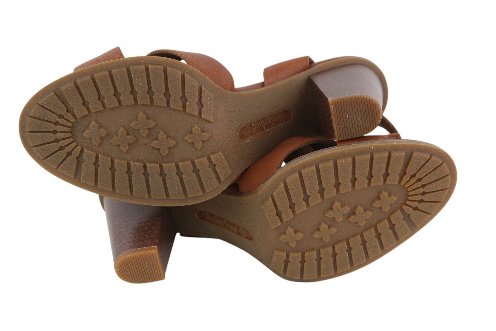 Timberland A1IEA EU39.5 Brown Leather Heeled Sandals 84301 Size US 8.5 / IT 38.5 - 7 Thumbnail