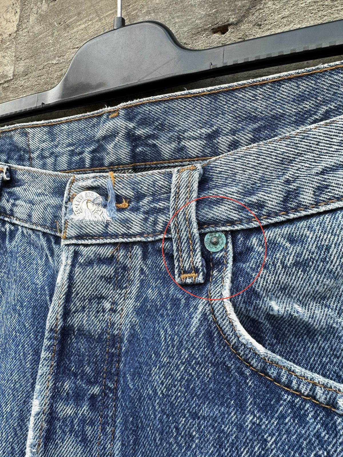 Levi's × Vintage 1970s Levi’s Women’s Distressed Hippy Jeans Pants Size 28" / US 6 / IT 42 - 10 Thumbnail