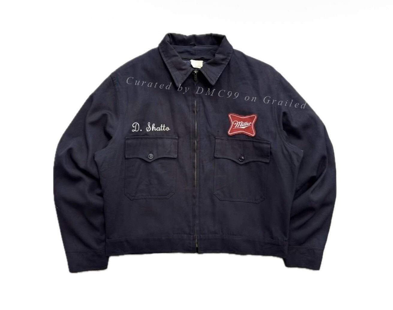 Vintage 1960s Union Made Miller D. Shatto Work Jacket Size US M / EU 48-50 / 2 - 1 Thumbnail