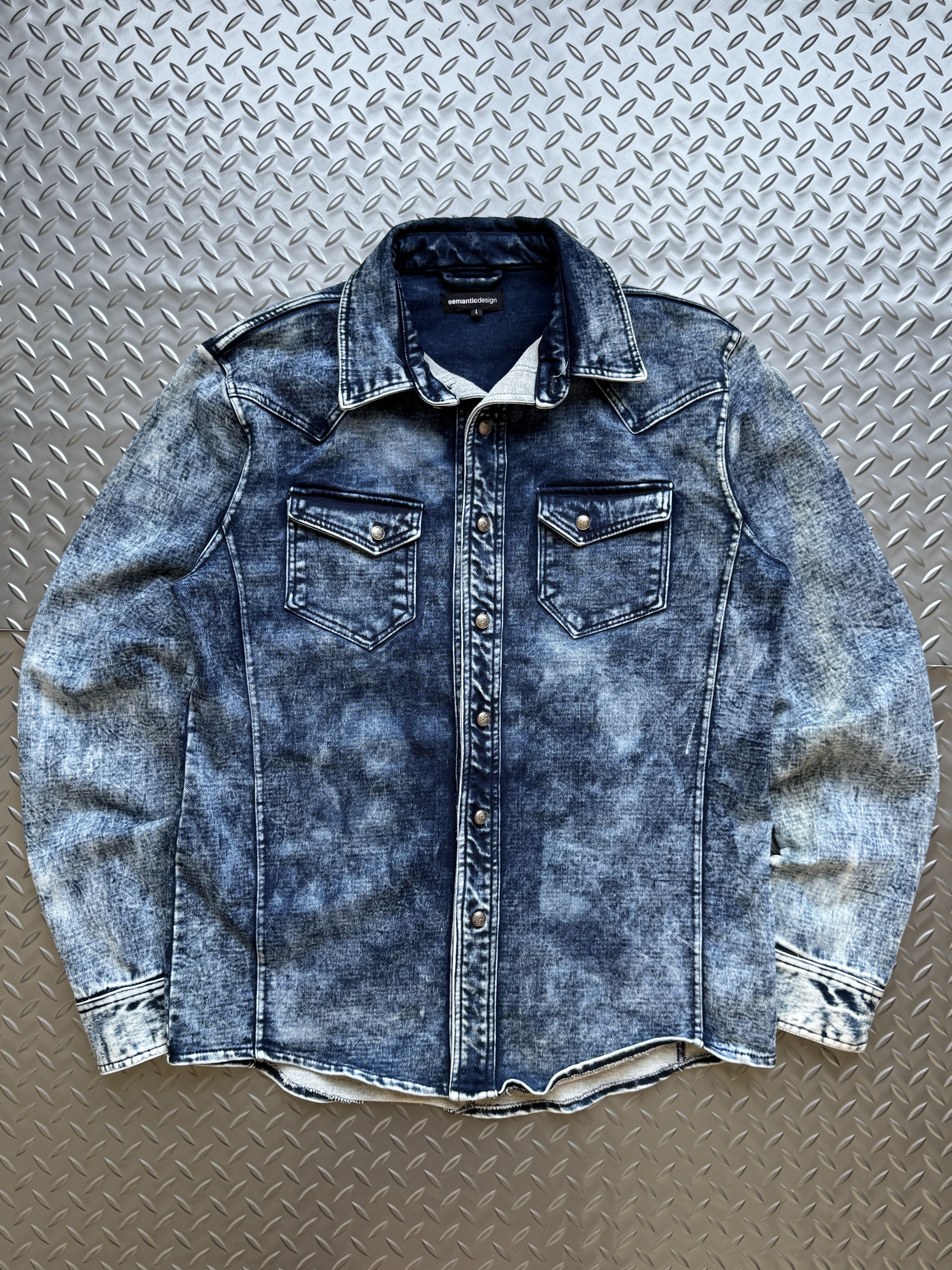 semanticdesign Semantic Design Archive Denim Jacket Size US L / EU 52-54 / 3 - 1 Thumbnail