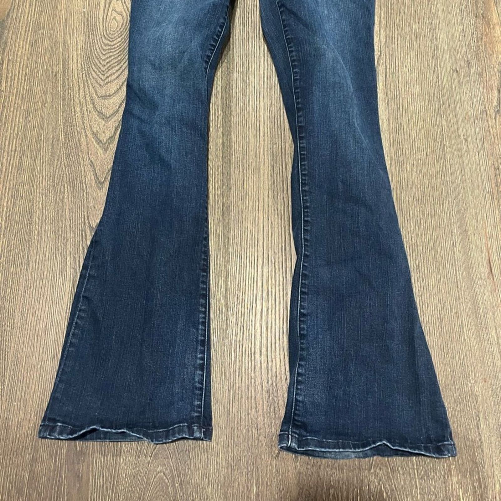 Vintage Rock Republic Womens Flared Leg Jeans Bootcut Size 12 Size 34" / US 12 / IT 48 - 2 Thumbnail