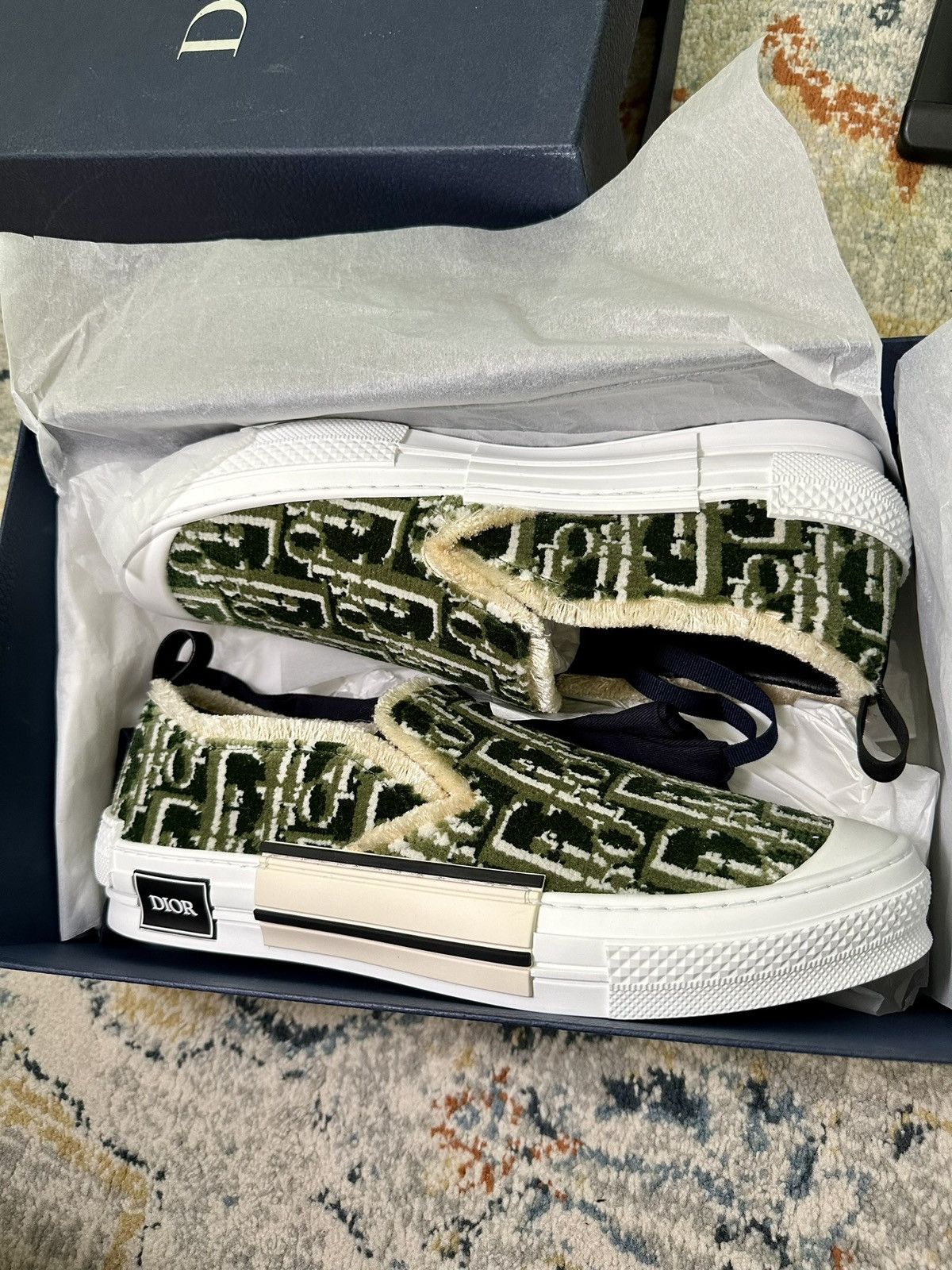 Dior Dior B23 Slip-On Oblique Tapestry | Grailed