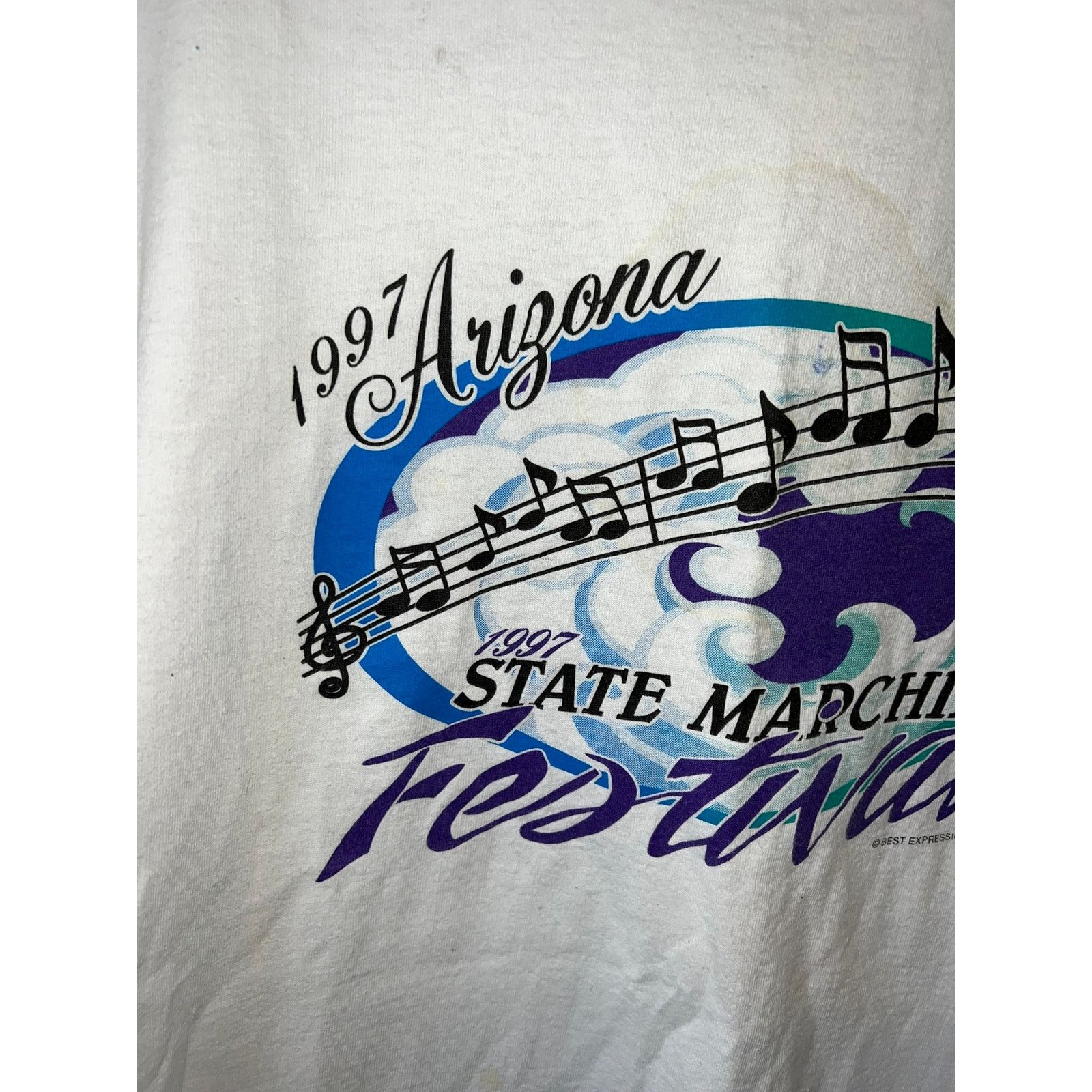 Delta Vintage Arizona State Shirt Marching Festival Tee VTG 90s XL Size US XL / EU 56 / 4 - 2 Thumbnail