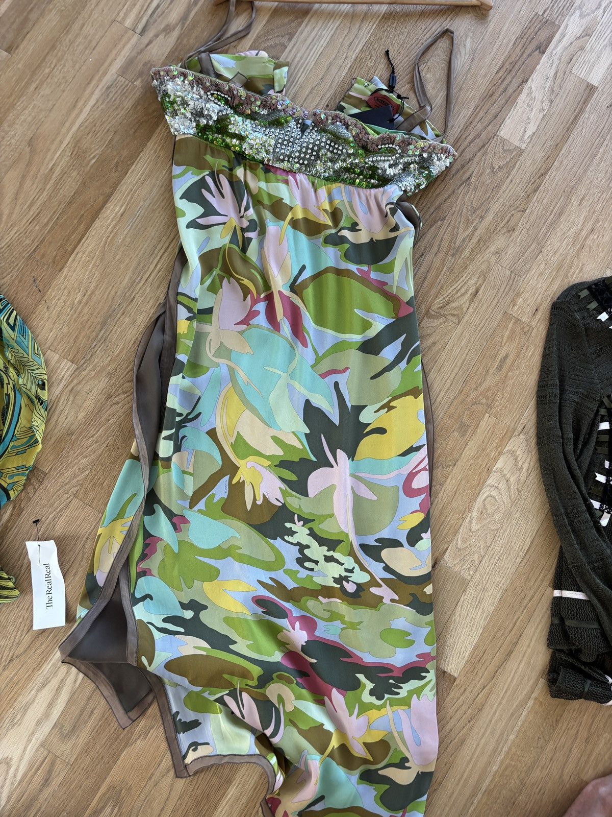 Missoni Missing silk embroidered gown Size M / US 6-8 / IT 42-44 - 1 Thumbnail