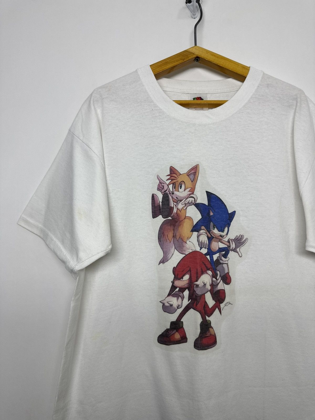 Fruit Of The Loom VINTAGE SONIC THE HEDGEHOG GRAPHIC TEE Size US L / EU 52-54 / 3 - 7 Thumbnail