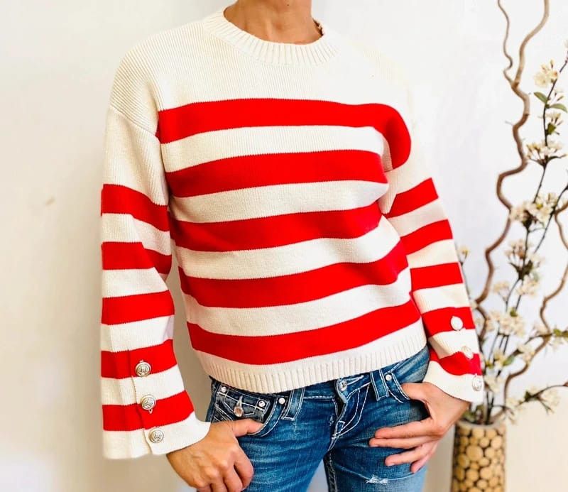 Other Sublime striped sweater with gold buttons, size S Size US S / EU 44-46 / 1 - 2 Thumbnail
