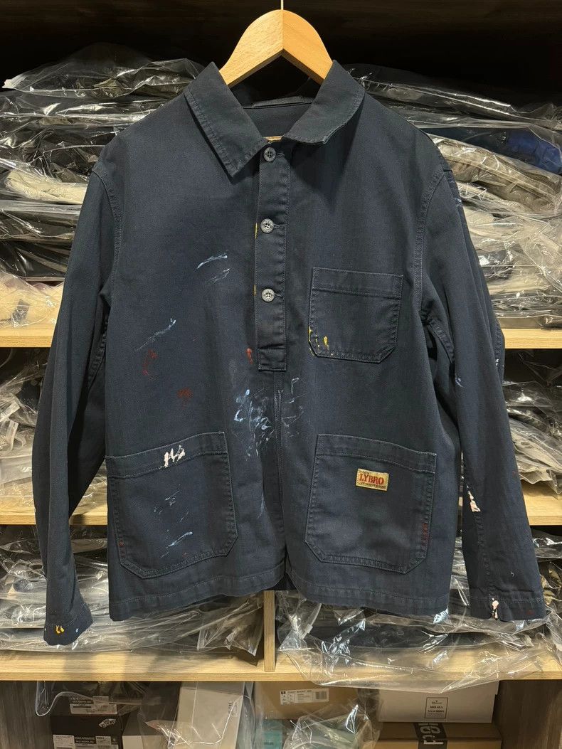 Boris Bidjan Saberi Nigel LYBRO Blue Workwear Jacket - dmc Size US M / EU 48-50 / 2 - 1 Thumbnail