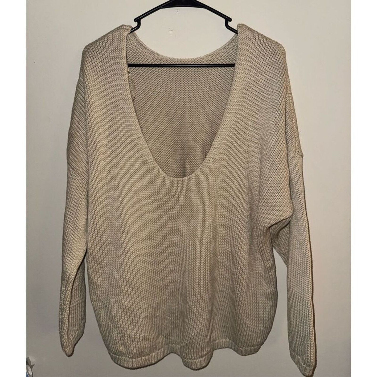 Banana Republic NWT Banana Republic Tan Low Back Knit Sweater - M Size M / US 6-8 / IT 42-44 - 2 Thumbnail