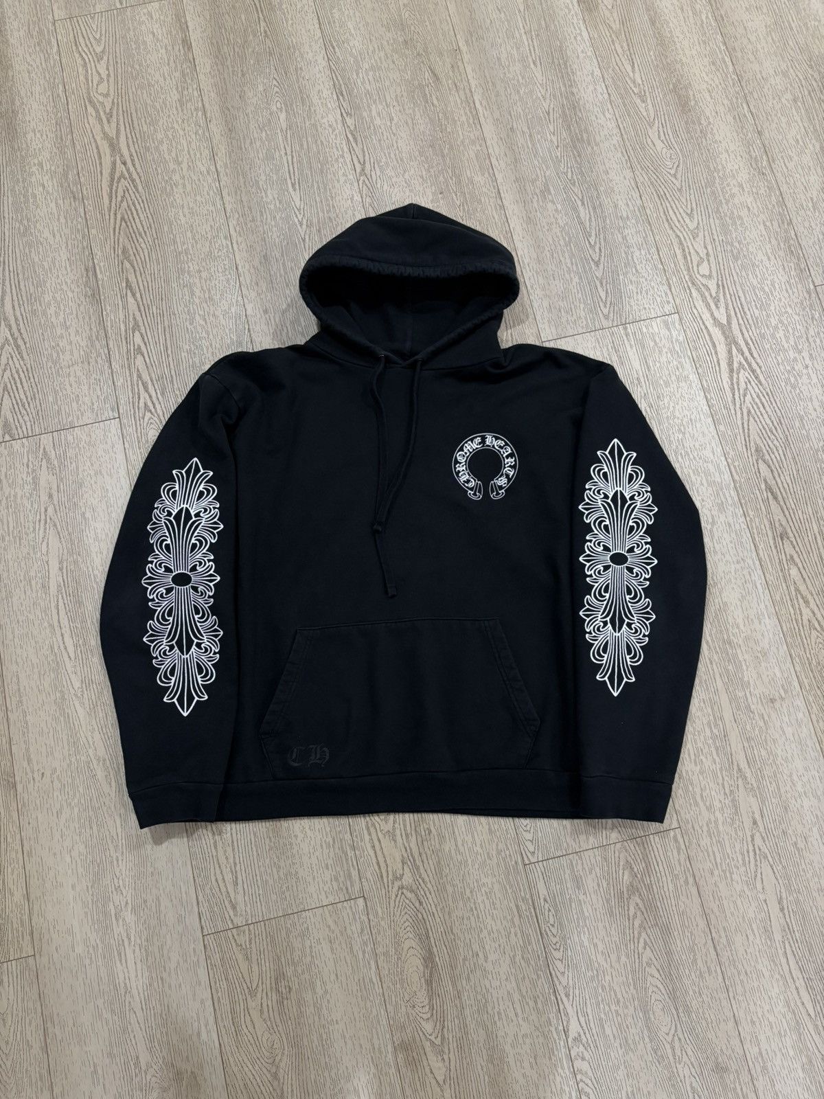 Chrome Hearts Chrome Hearts Floral Horseshoe Hoodie Size US XXL / EU 58 / 5 - 1 Thumbnail
