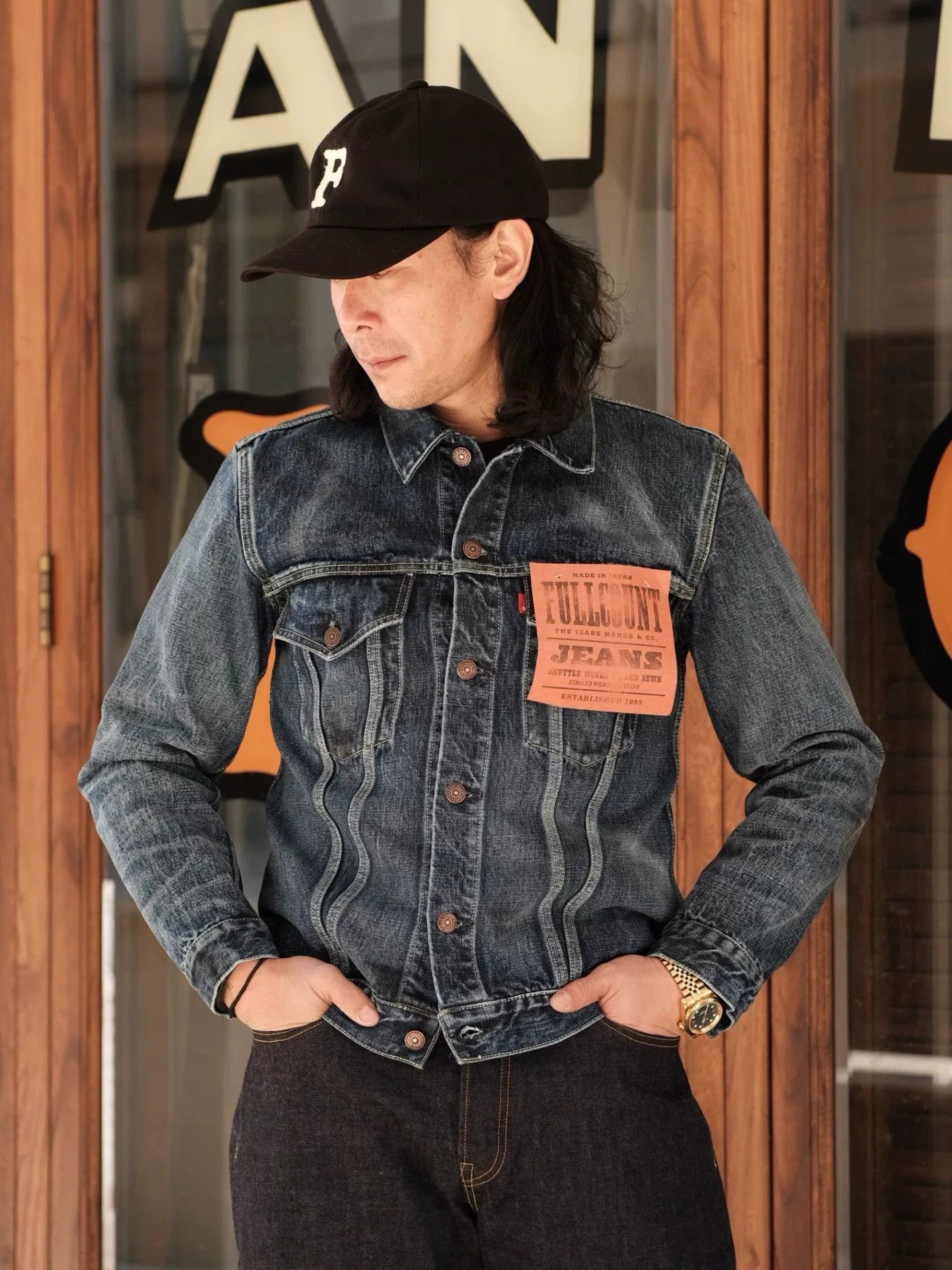 Full Count & Co. Fullcount Vintage Denim Work Jacket Size US M / EU 48-50 / 2 - 1 Thumbnail