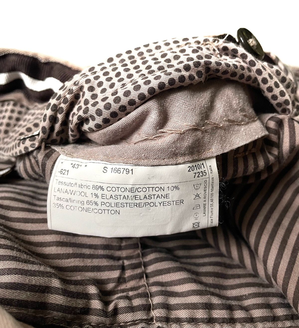 L.B.M. 1911 LBM 1911 Men Classic Cotton & Wool Slim Trousers Size 52/L Size US 34 / EU 50 - 9 Thumbnail