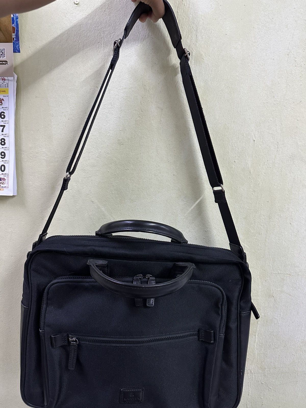Lanvin Lanvin Black Messenger Bags Size ONE SIZE - 7 Thumbnail