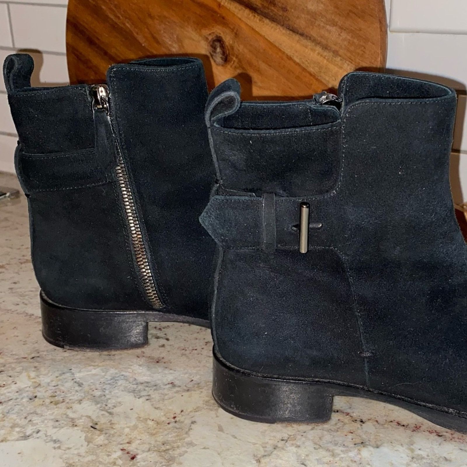 Other REED KRAKOFF $1k Blk Suede Italian Chelsea Boots 37.5 US 7.5 Size US 7.5 / IT 37.5 - 10 Thumbnail