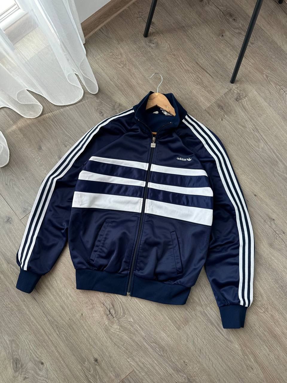 Adidas Vintage Adidas Md In Canada 90’s Sportswear Blue Zip Hoodie Size US M / EU 48-50 / 2 - 6 Thumbnail