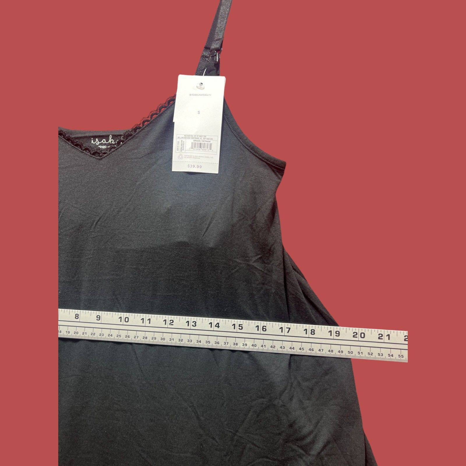 Other Isabel Maternity - Nursing Maternity Pajama Tank Top - Black Size ONE SIZE - 7 Thumbnail