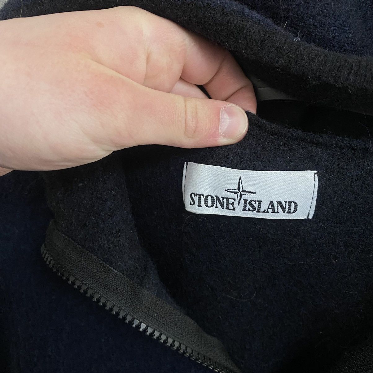 Stone Island Stone Island Wool Zip Hoodie Fleece Jacket Size US S / EU 44-46 / 1 - 9 Thumbnail