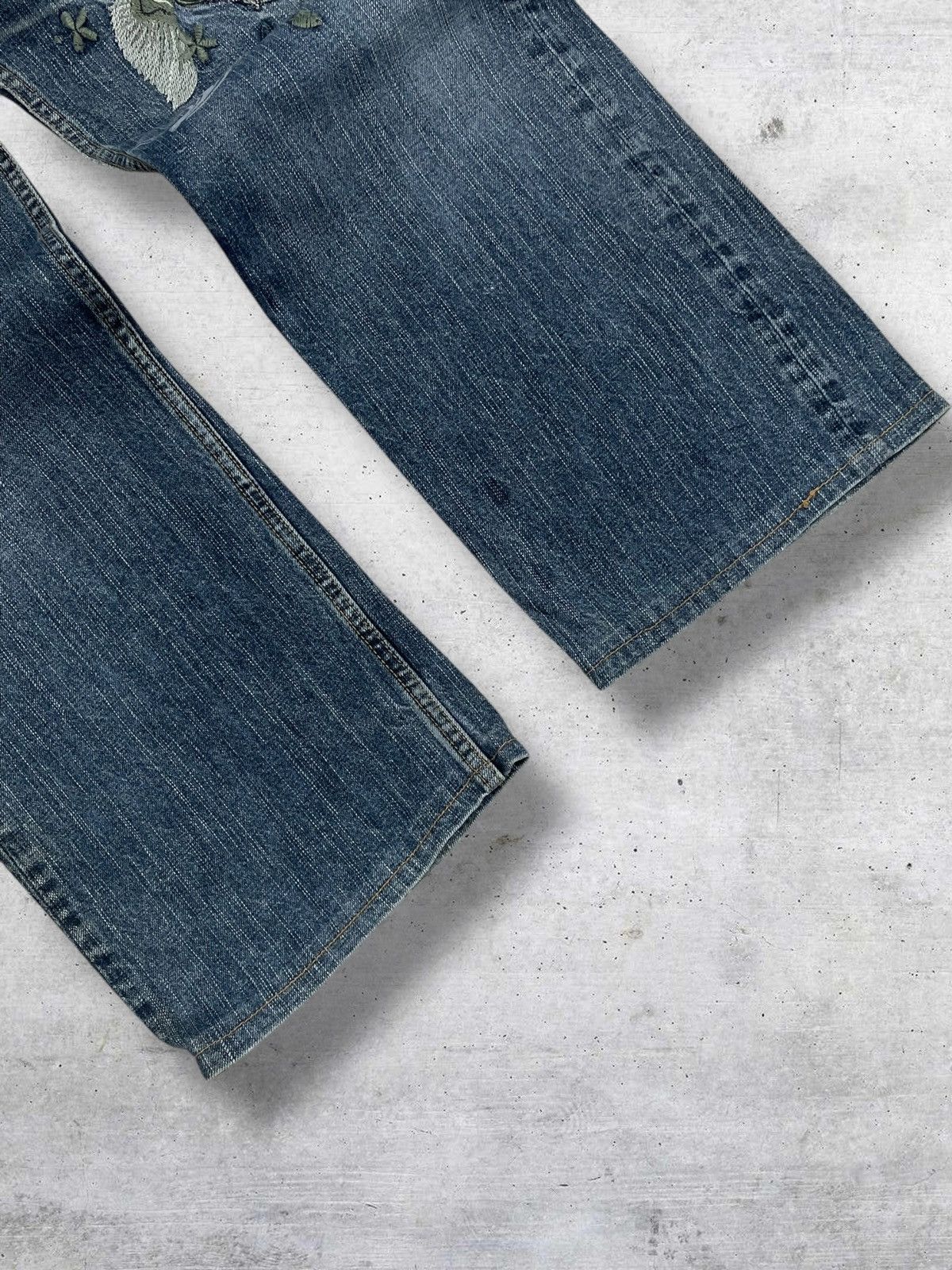 Japanese Brand KARAKURI TAMASHI TRADITIONAL JAPAN SUKAJAN EMBROIDERED 90S Size US 30 / EU 46 - 2 Thumbnail