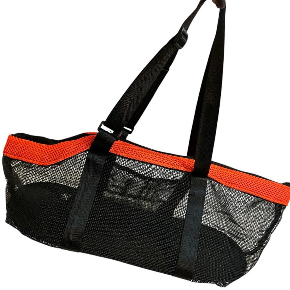 Designer Pet Carrier Bag - Portable Mesh Travel tote bag Size ONE SIZE - 1 Thumbnail