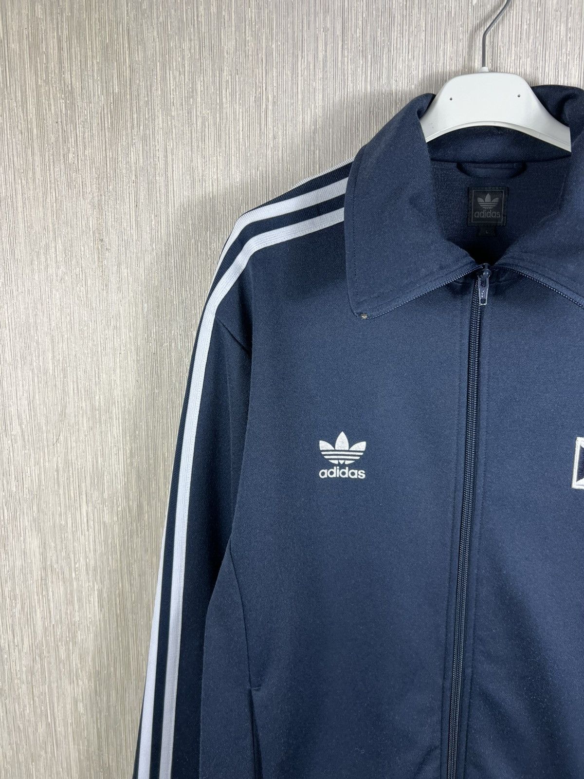 Adidas Vintage Adidas Scotland y2k navy zip track hoodie blokecore Size US L / EU 52-54 / 3 - 5 Thumbnail