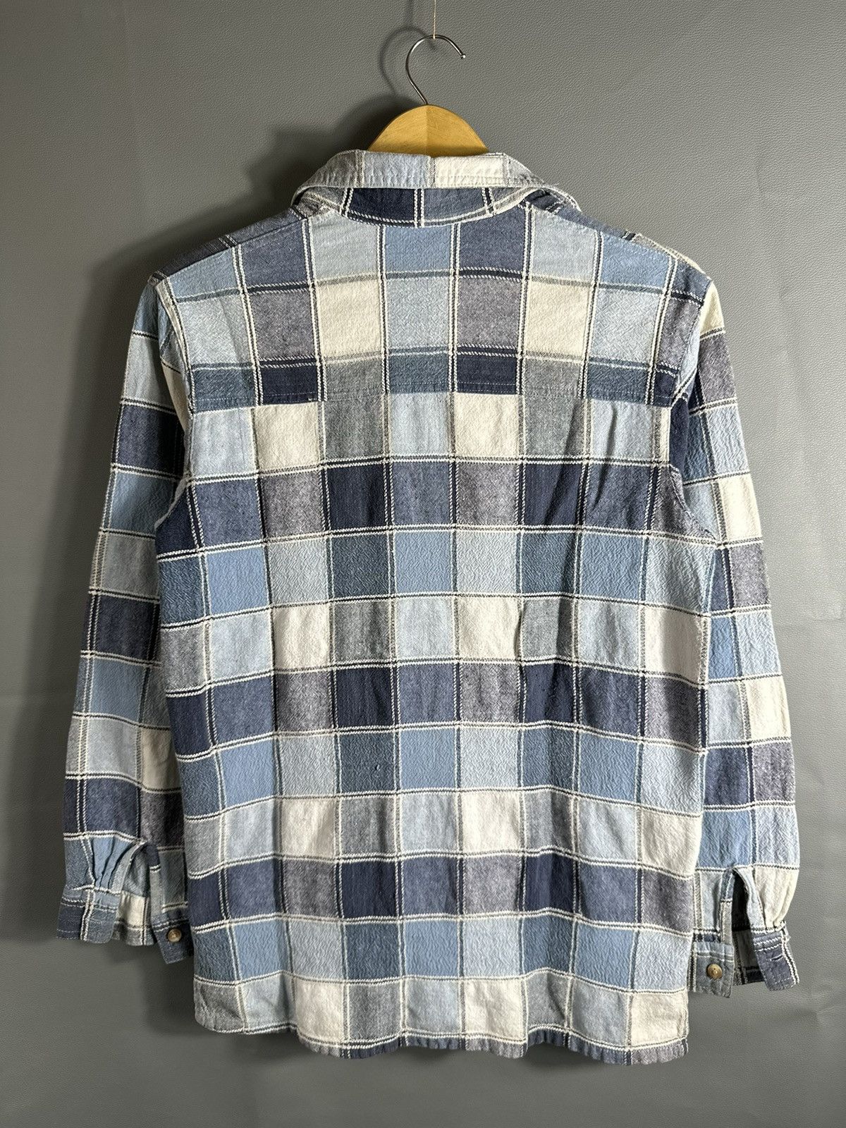 Beauty Beast 2000s PATCHWORK KAPITAL JUNYA ISSEY YOHJI STYLE SHIRT BUTTON Size US L / EU 52-54 / 3 - 2 Thumbnail