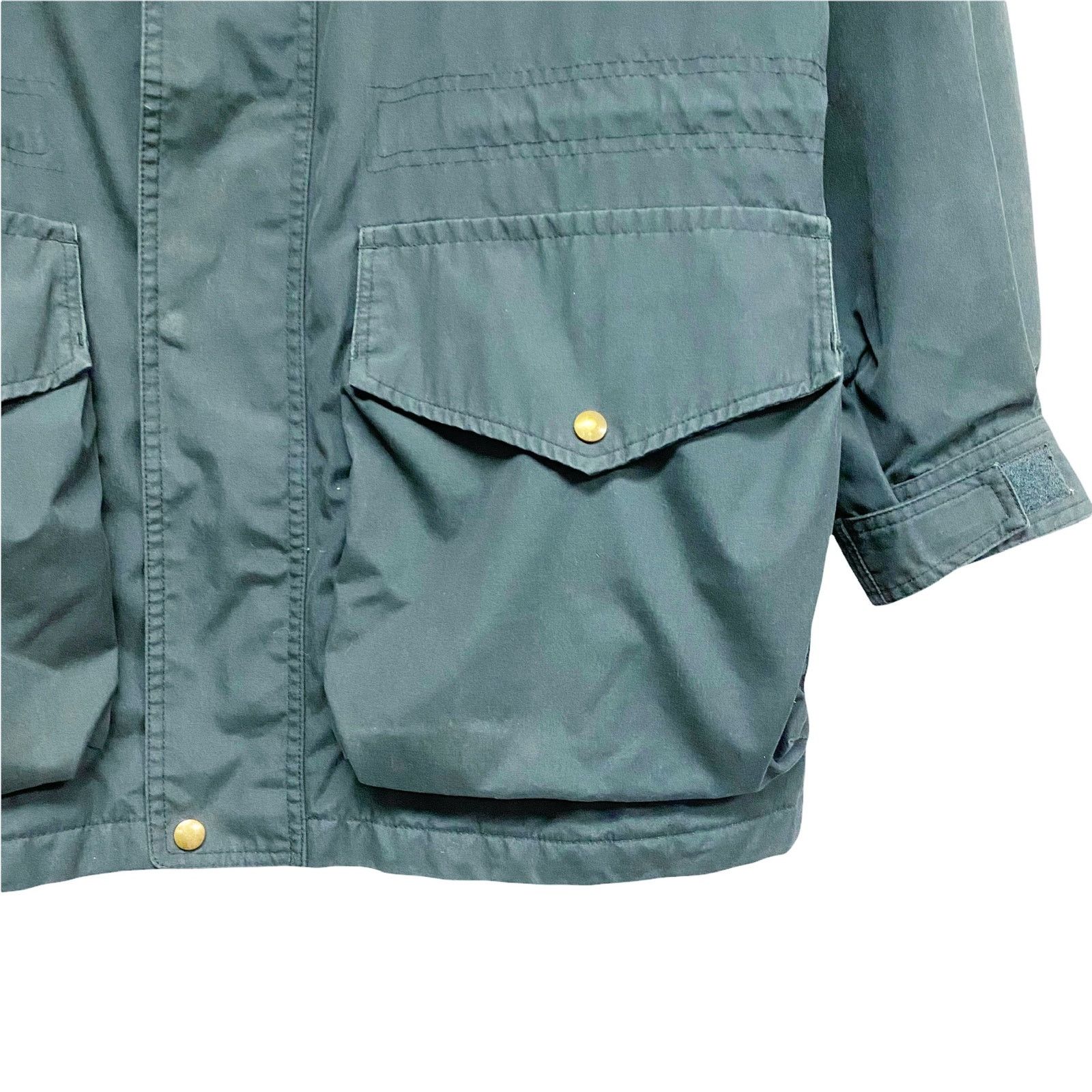 Lands' End Vintage Lands End Green Quilted Parka Jacket Chore Coat Size US M / EU 48-50 / 2 - 7 Thumbnail