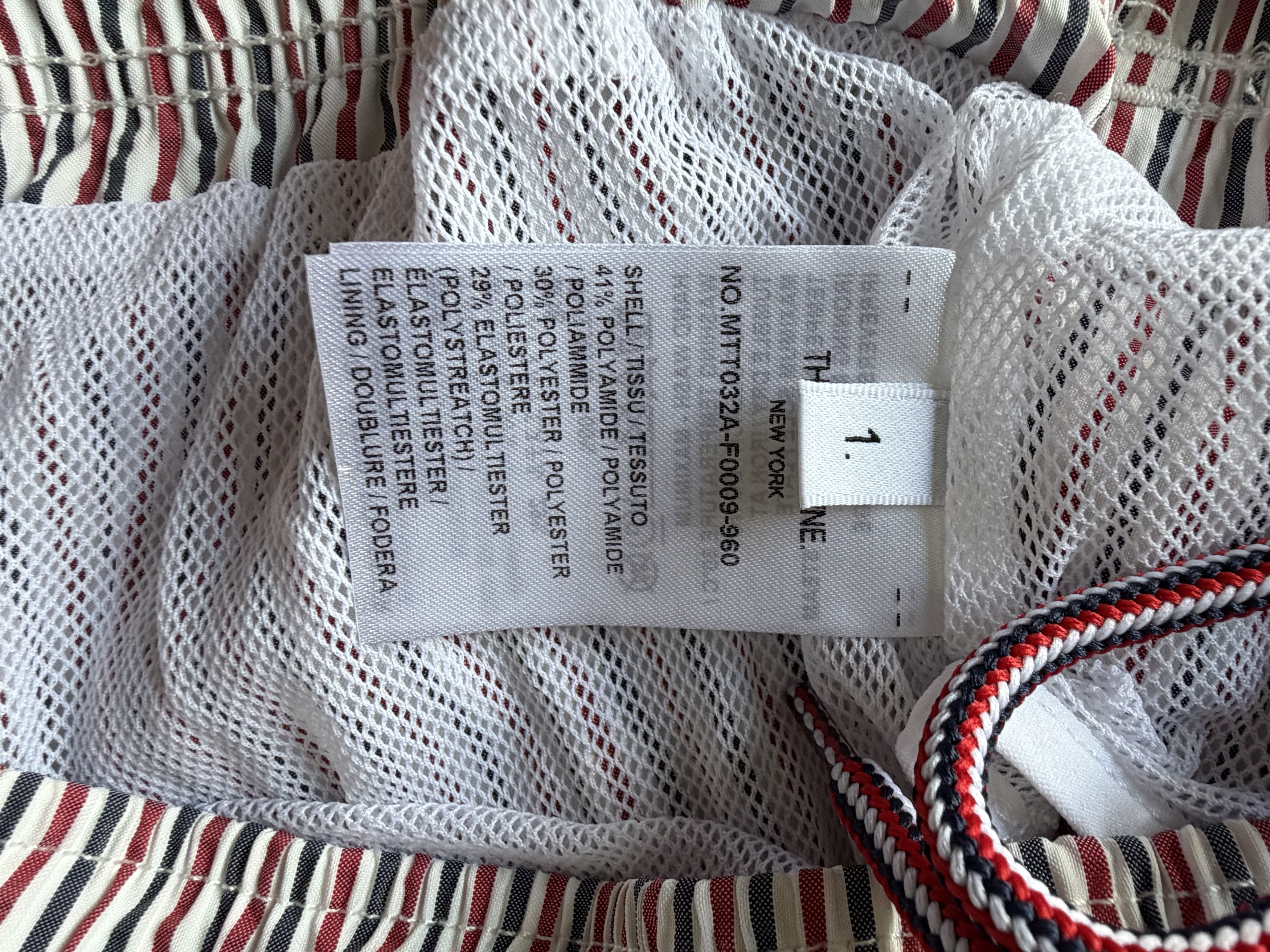 Thom Browne Thom Browne Striped Seersucker Swim Shorts, Size 1 Size US 30 / EU 46 - 6 Thumbnail