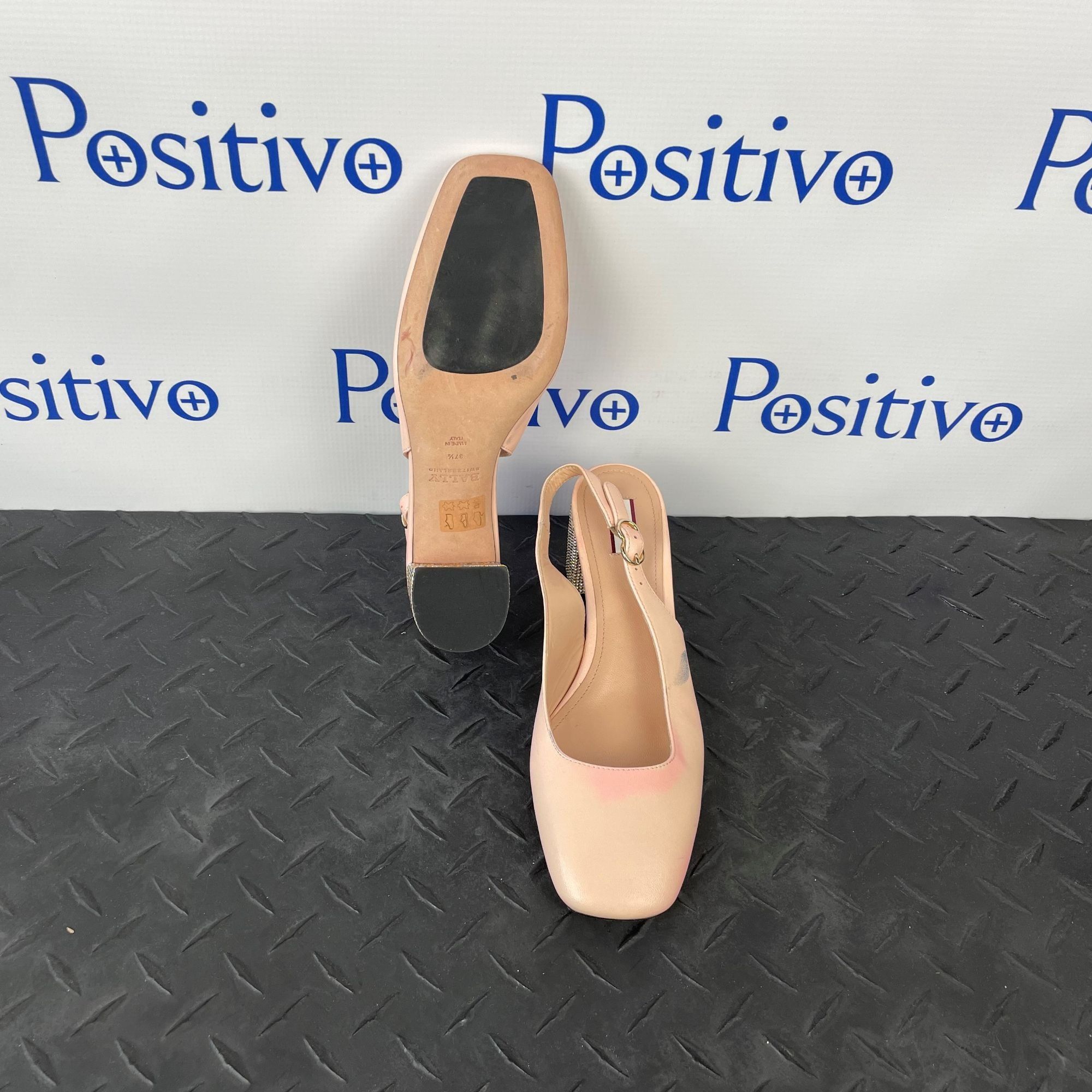 Bally Bally Cheri Litchi Sling Pump Sandals US 7 EU 37.5 w/ Defect Size US 7 / IT 37 - 6 Thumbnail
