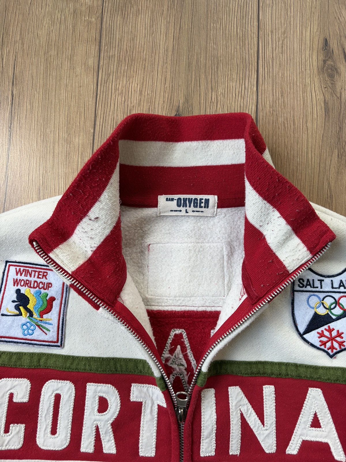 USA Olympics Winter World Cup Italy Cortina Salt Lake Olympic Games Jckt Size US L / EU 52-54 / 3 - 9 Thumbnail