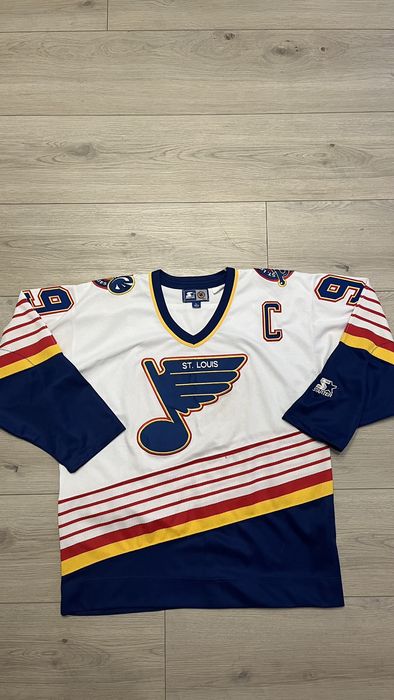 Wayne gretzky hotsell blues jersey