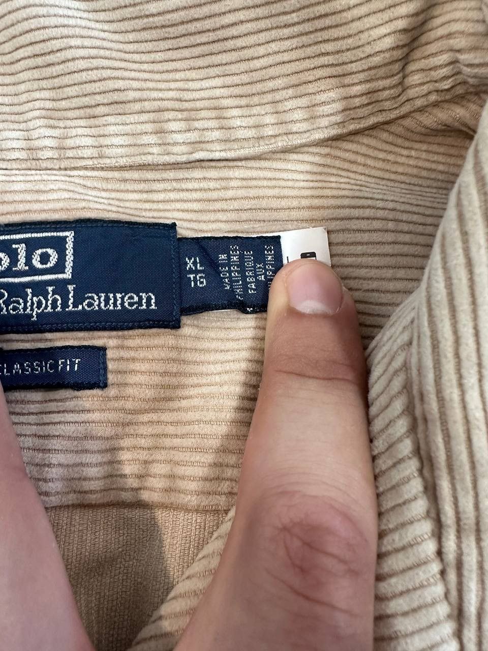 Polo Ralph Lauren Vintage Polo Ralph Lauren Velvet Shirt Size XL / US 12-14 / IT 48-50 - 5 Thumbnail
