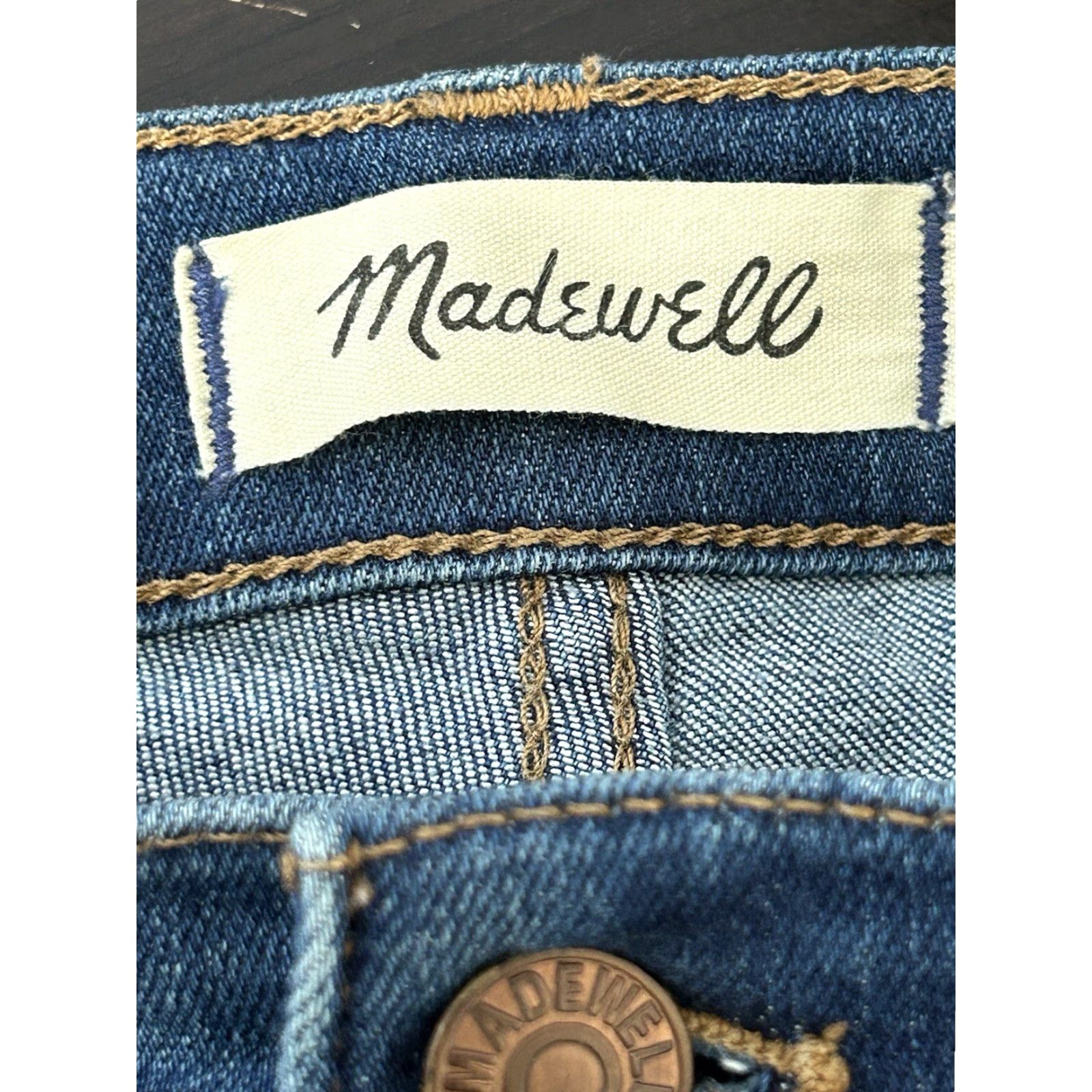 Madewell Madewell Jeans Women Skinny Mid Blue 24 Size 42" / US 20 - 4 Thumbnail