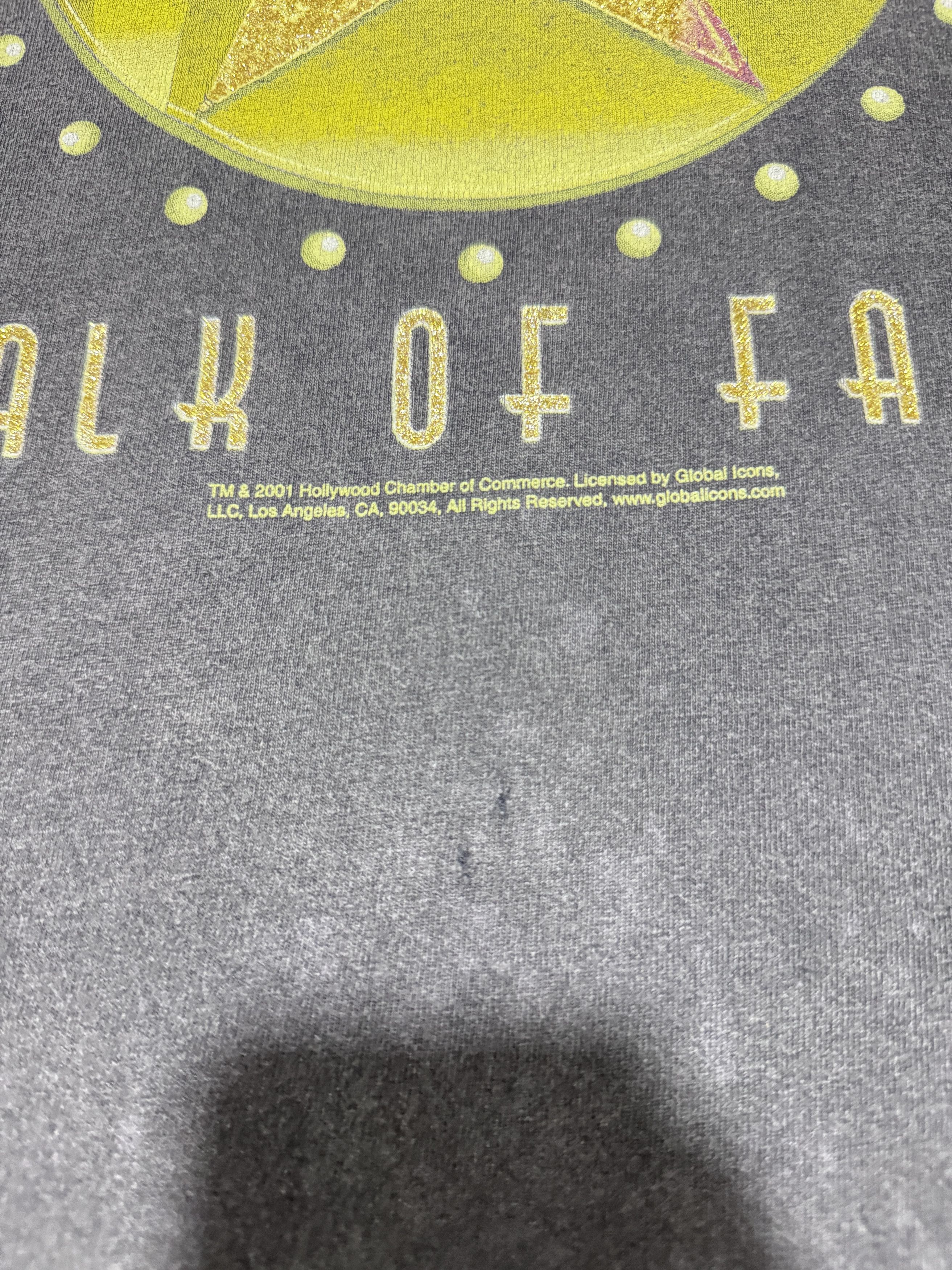 Vintage Vintage Y2K Hollywood Walk Of Fame Sun faded T shirt Size US L / EU 52-54 / 3 - 4 Thumbnail