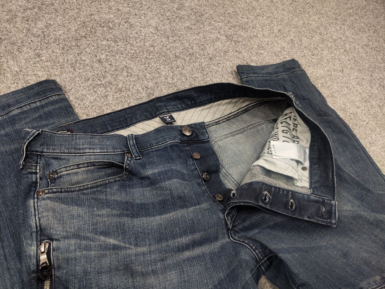 True Religion Vintage True Religion rocco New Moto Denim Jeans Y2K Style Size US 36 / EU 52 - 12 Thumbnail