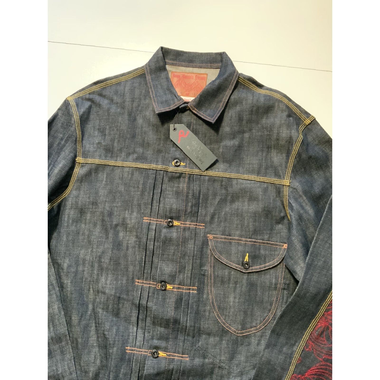 Denime VTG RANGY MOUNTAIN RED DENIM JACKET Y2K TOYOKYO CHORE BARN 5XL User: VTG RANGY MOUNTAIN RED DENIM JACKET Y2K TOYOKO CHORE BARN 5XL Size US 39 - 3 Thumbnail