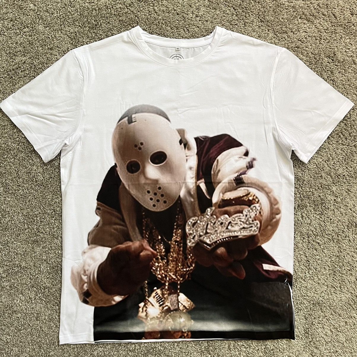 image of Wu Tang Clan x Wu Wear Wu-Tang Shirt Size XL Ghostface Killah Hockey Mask in White, Men's