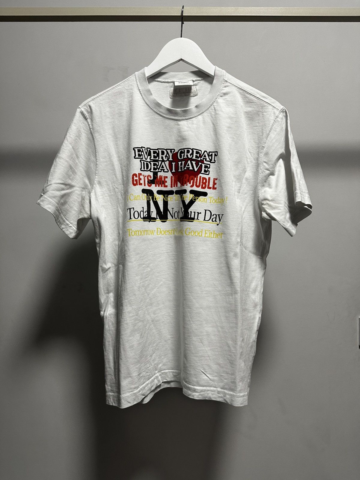 Vetements Vetements “I Have a Drinking Problem” T-Shirt