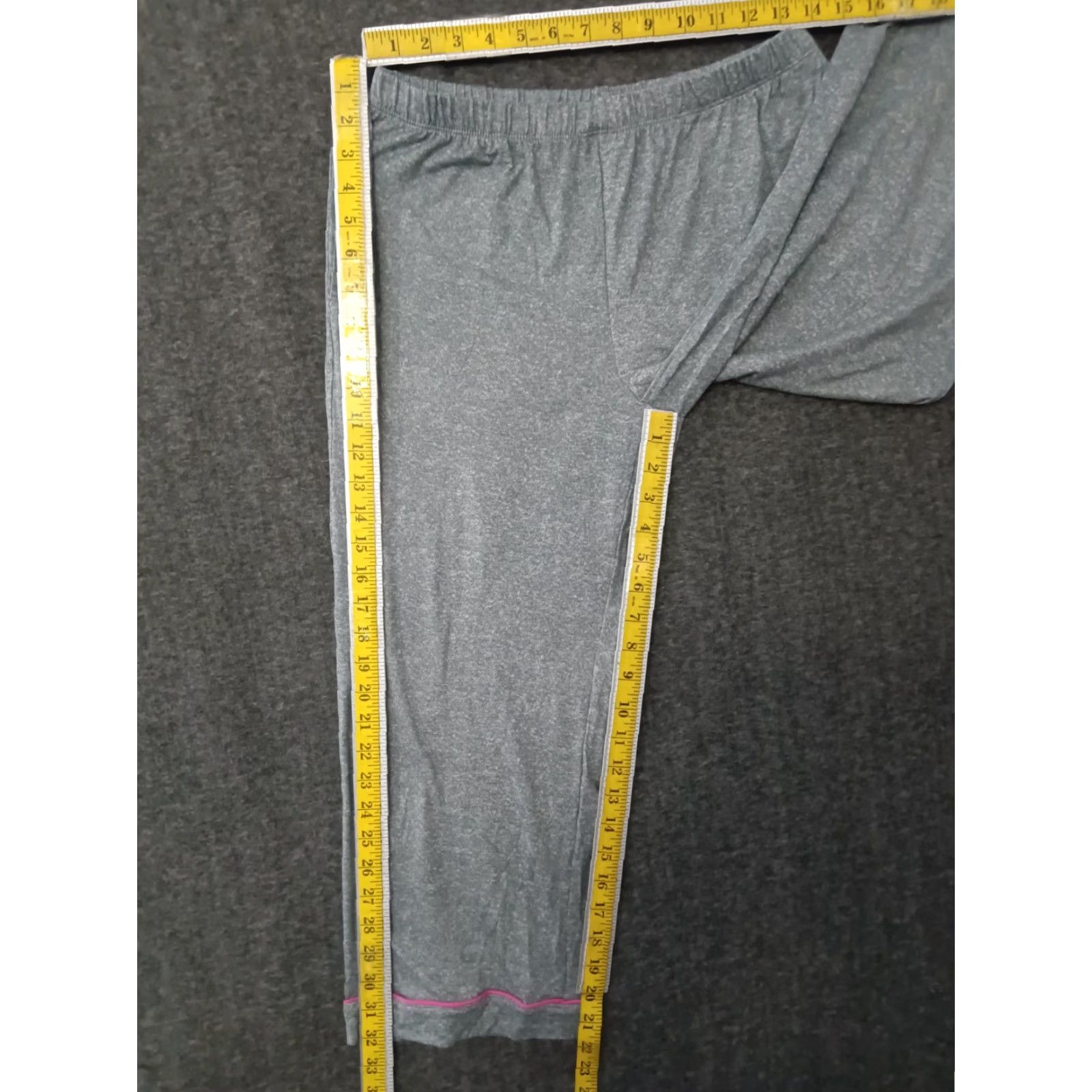 Vintage JoySpun Pajama Set Short Sleeve 2 Piece Gray Pink S Women Regular Size 28" / US 6 / IT 42 - 5 Thumbnail
